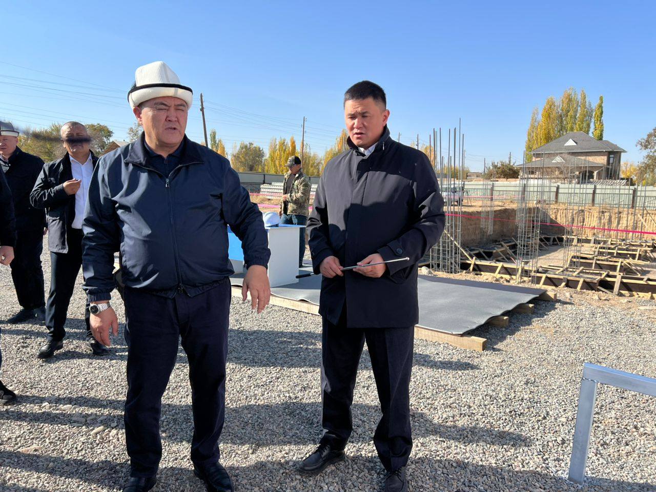 Камчыбек Ташиев заложил капсулу под возведение культурного центра в селе Баетов