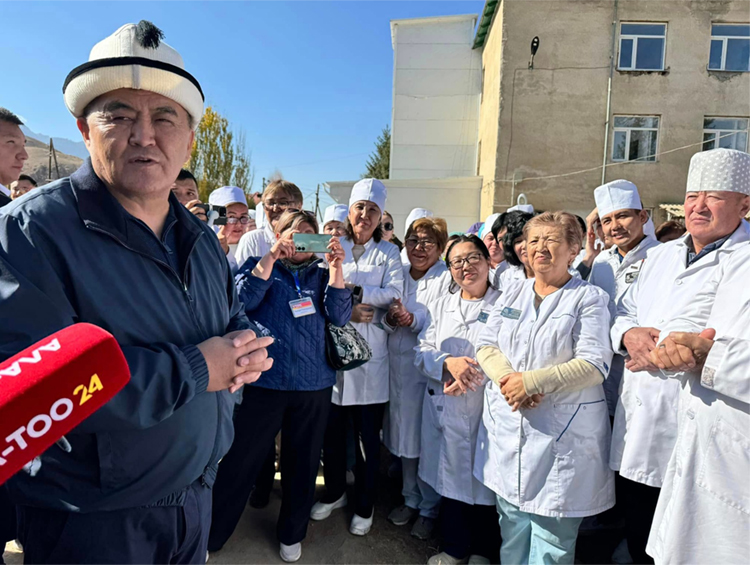 Камчыбек Ташиев дал старт строительству нового родильного дома