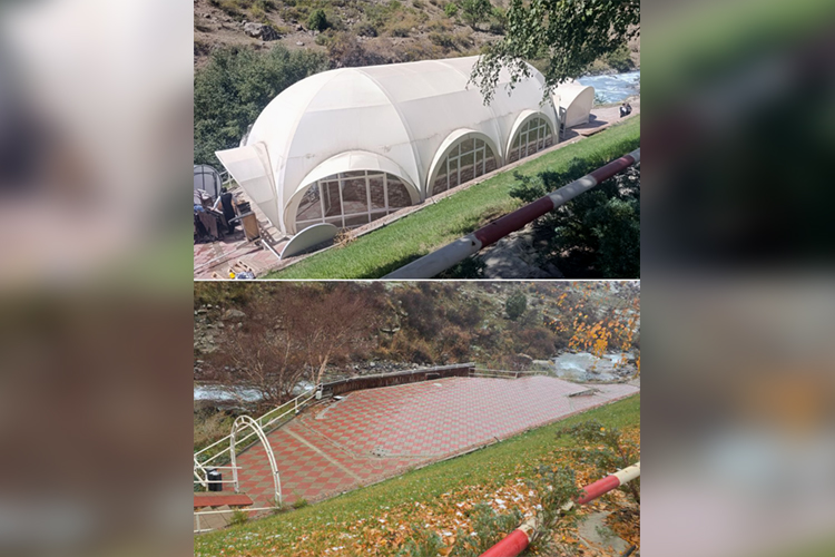 У гостиницы Jannat Resort выявили и снесли незаконную постройку на берегу реки