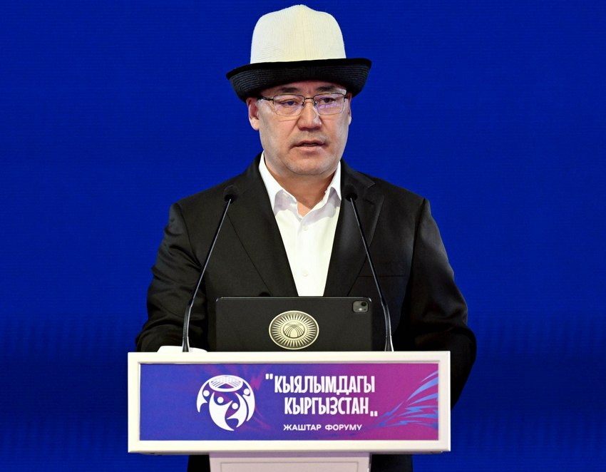 Садыр Жапаров на Молодежном форуме