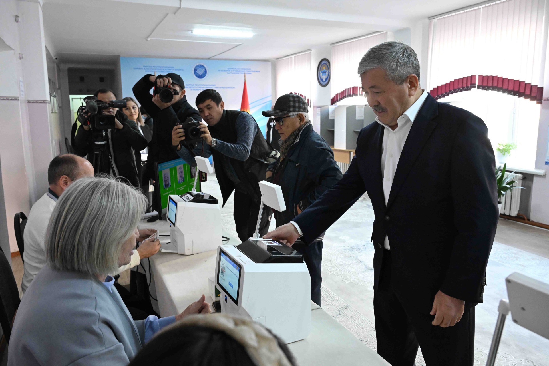 Адылбек Касымалиев на выборах