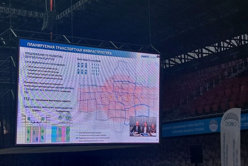 Предлагаемая в Генплане Бишкека транспортная инфраструктура