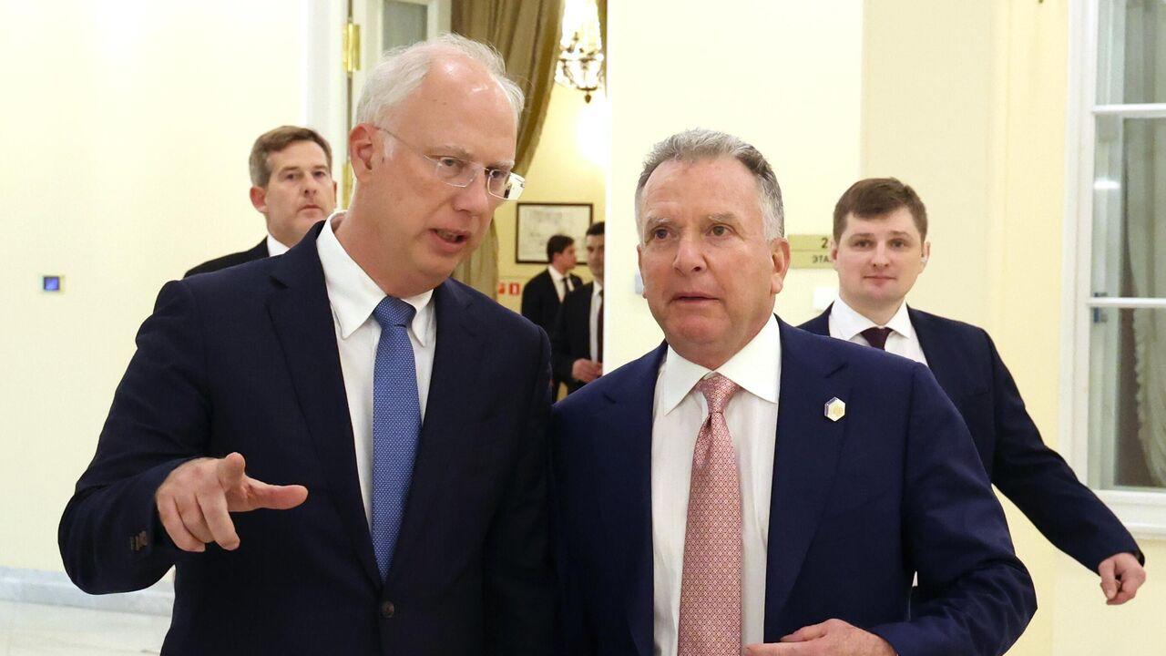 Спецпредставитель президента РФ Кирилл Дмитриев и спецпредставитель лидера США Стив Уиткофф