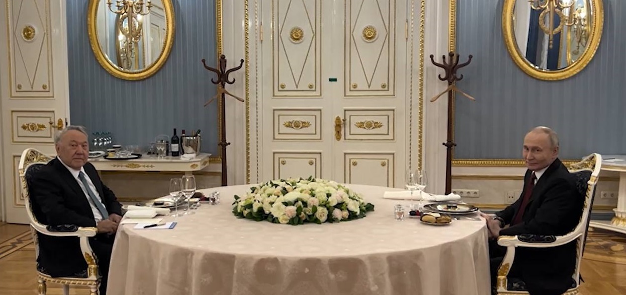 Нурсултан Назарбаев и Владимир Путин