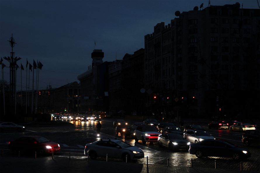 Так выглядит Киев, в котором нет света