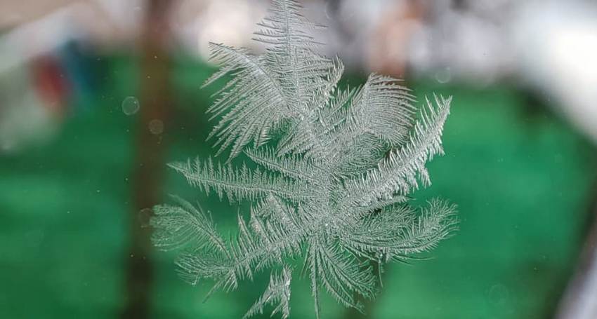 Мороз в Бишкеке, 13 декабря 2023 года