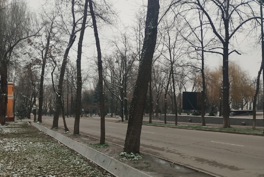 Бишкек, парк Панфилова, 1 марта 2026 года