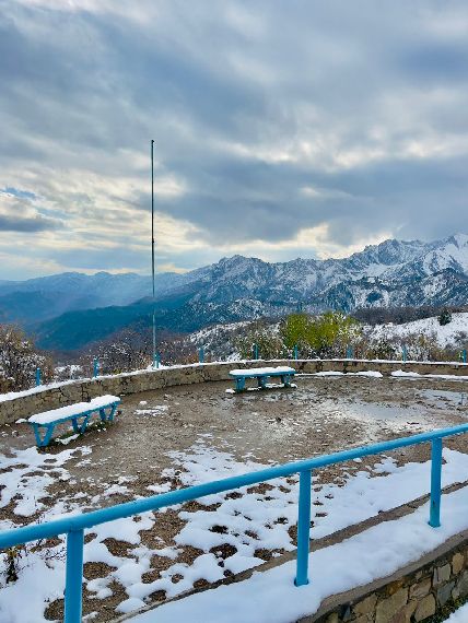 Панорама у озера Сары-Челек