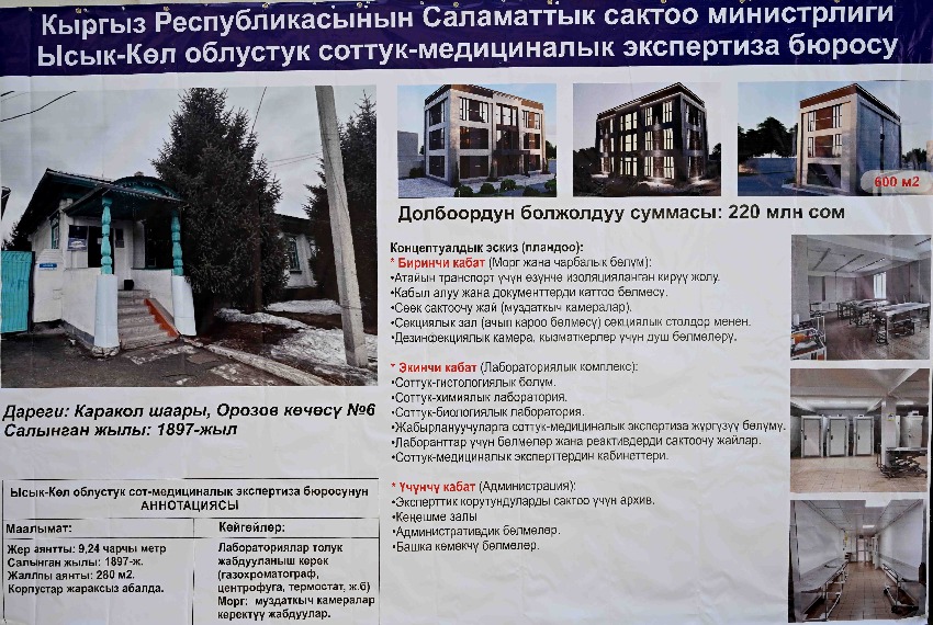 Адылбек Касымалиев посетил медицинские учреждения в Караколе