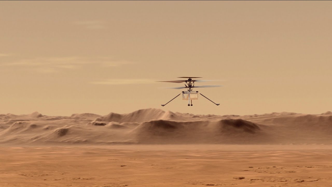Вертолет NASA Ingenuity Mars