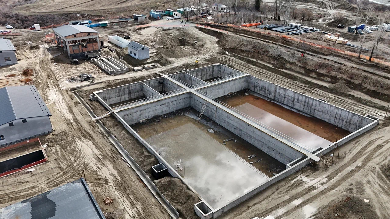 В августе откроют современную станцию очистки сточных вод