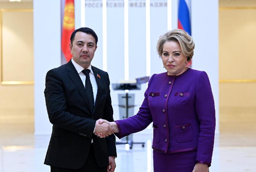 Валентина Матвиенко отметила значимость первого визита Марлена Маматалиева в Россию в качестве спикера парламента