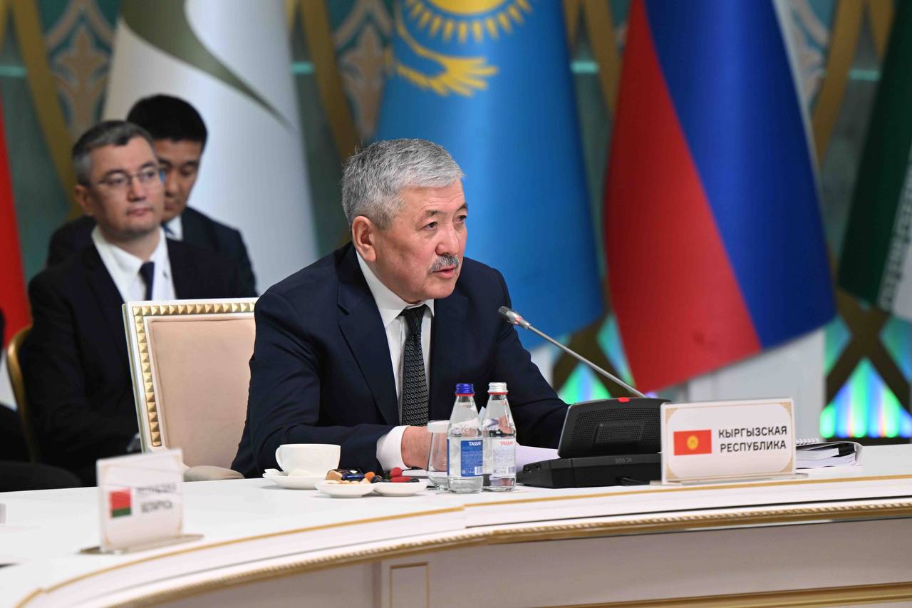 Касымалиев принял участие в заседании межправсовета ЕАЭС в Шымкенте