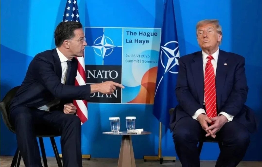 Глава НАТО Марк Рютте и президент США Дональд Трамп