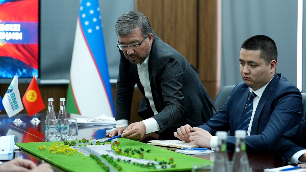 Проект центра «Бай-Талаа» представили бизнесу Узбекистана