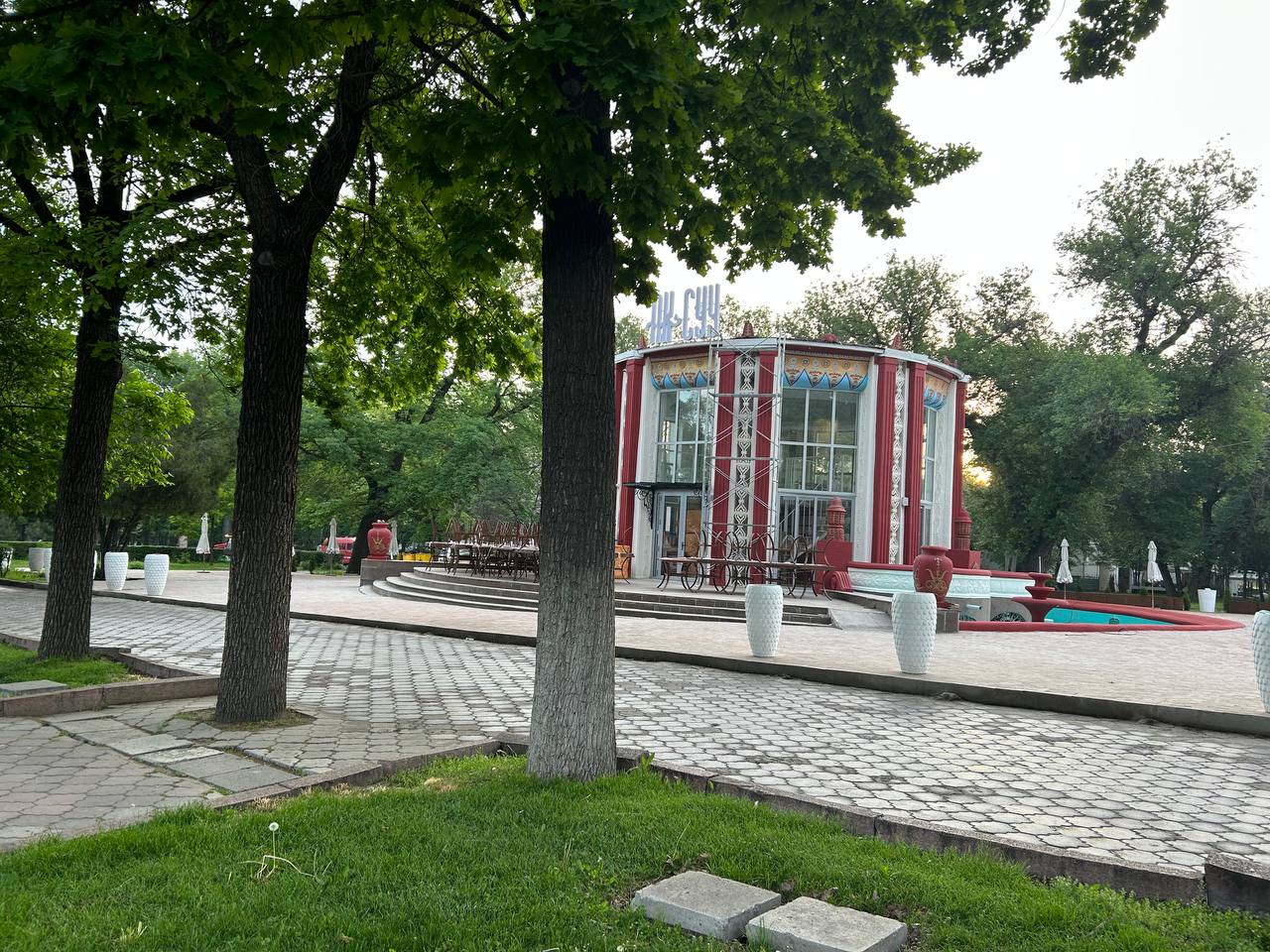 Легендарный павильон «Ак-Суу» («Соки-Воды») после реставрации