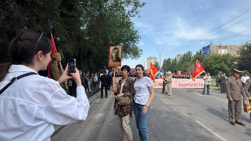 «Бессмертный полк» в Бишкеке