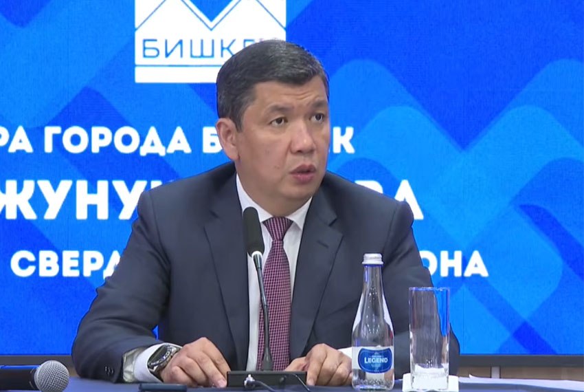 Мэр Бишкека Айбек Джунушалиев