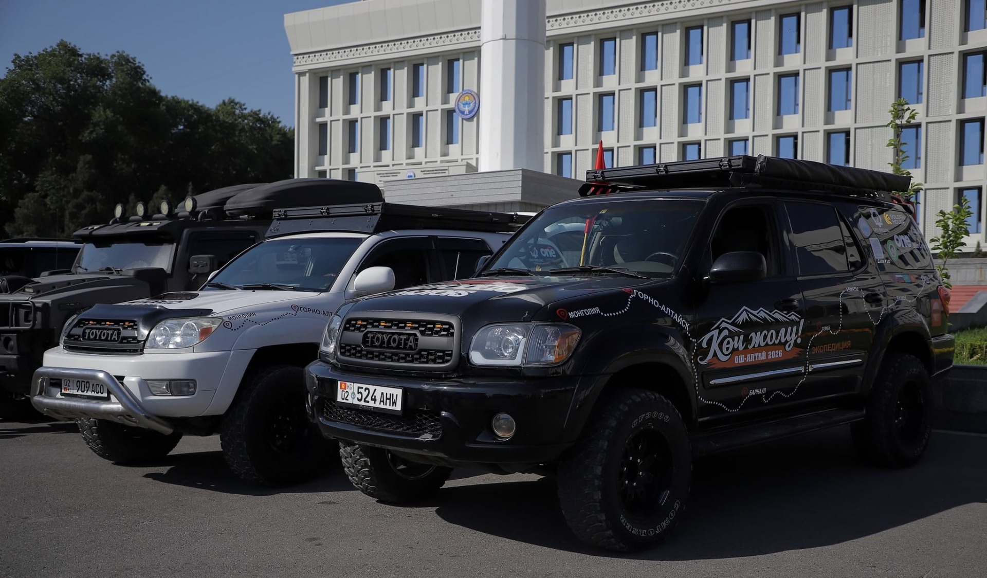 Из Оша в Алтай стартовала международная автоэкспедиция «Көч жолу»