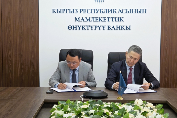 Госбанк развития КР подписал первое соглашение в рамках программы поддержки устойчивого финансирования для микро-, малых и средних предприятий