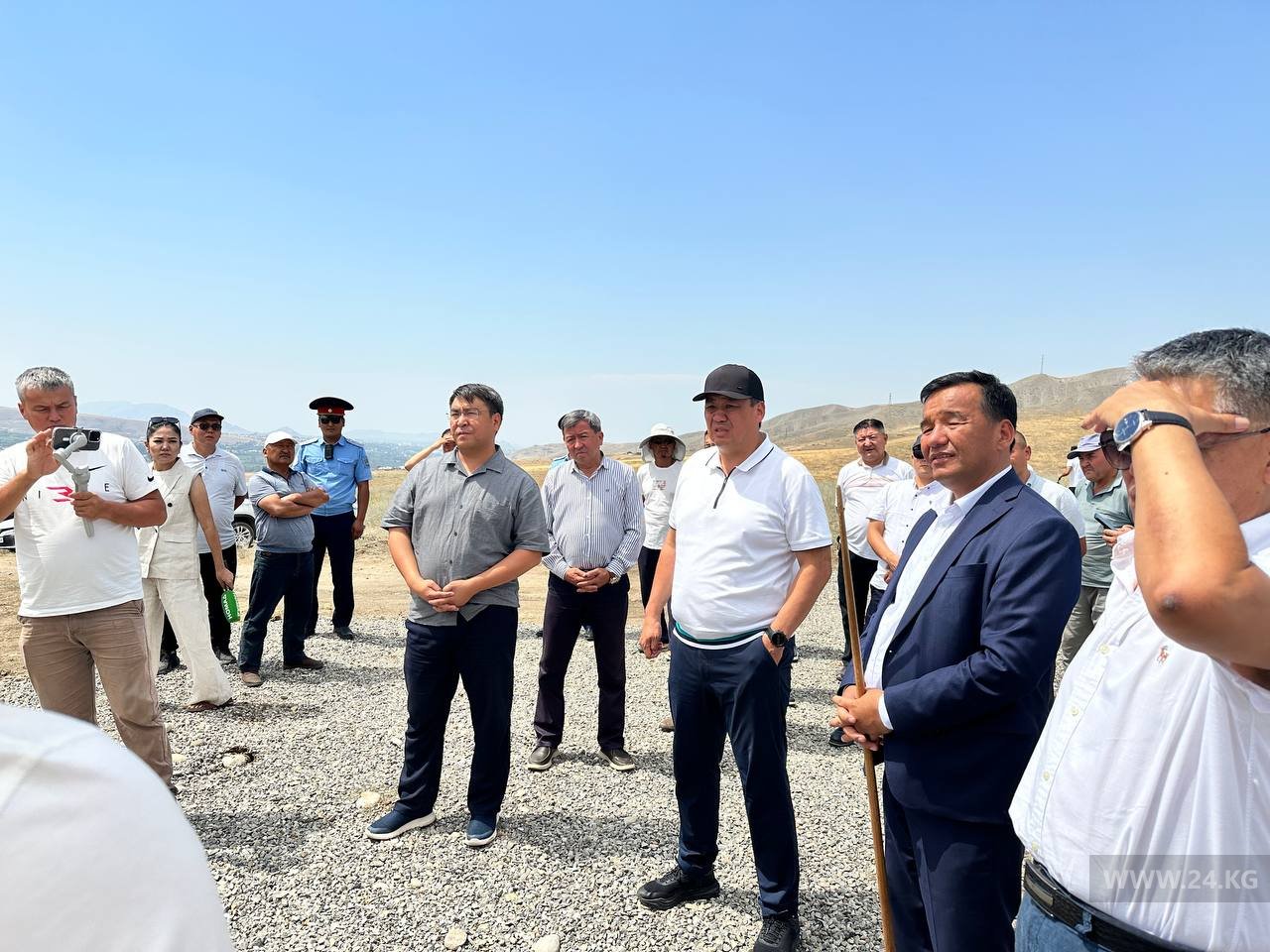 Строительство водохранилища в Оше
