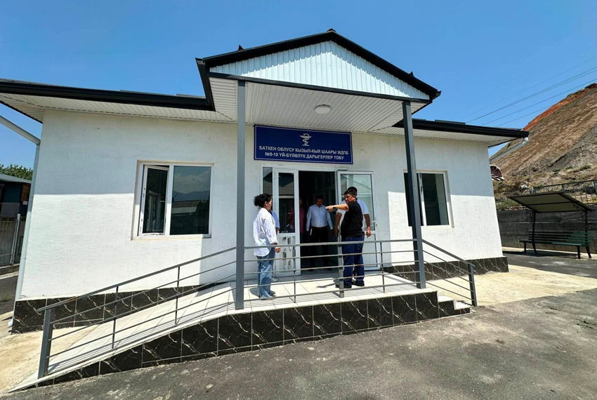 Новое здание Группы семейных врачей в Кызыл-Кие