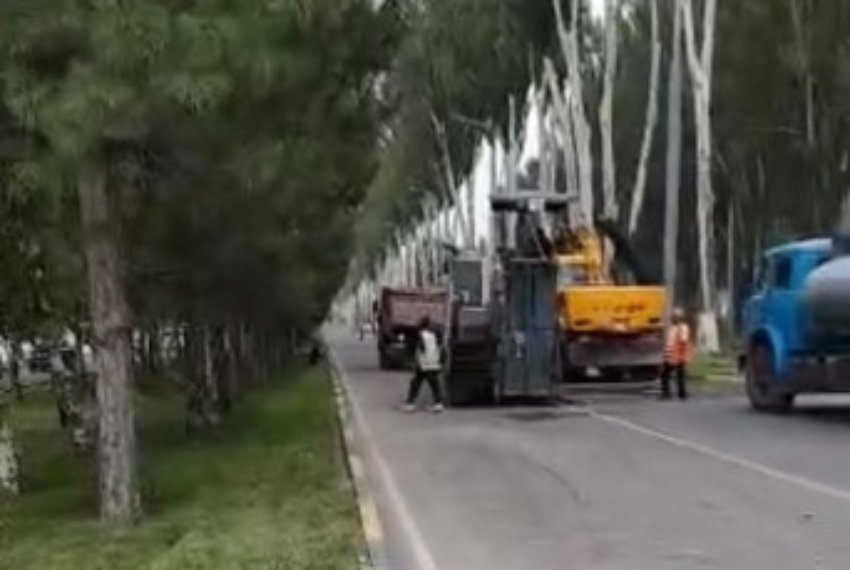 В рамках четвертого этапа будет закрыта восточная сторона проезжей части на участке от международного аэропорта «Манас» до села Манас