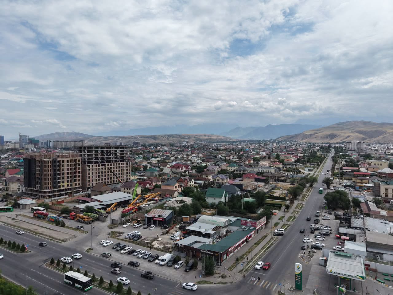 Пересечение улиц Садырбаева и Масалиева