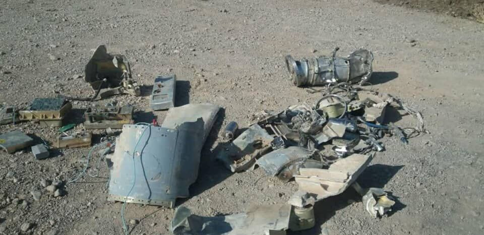 Уничтожение американского снаряда в небе над Эклидом