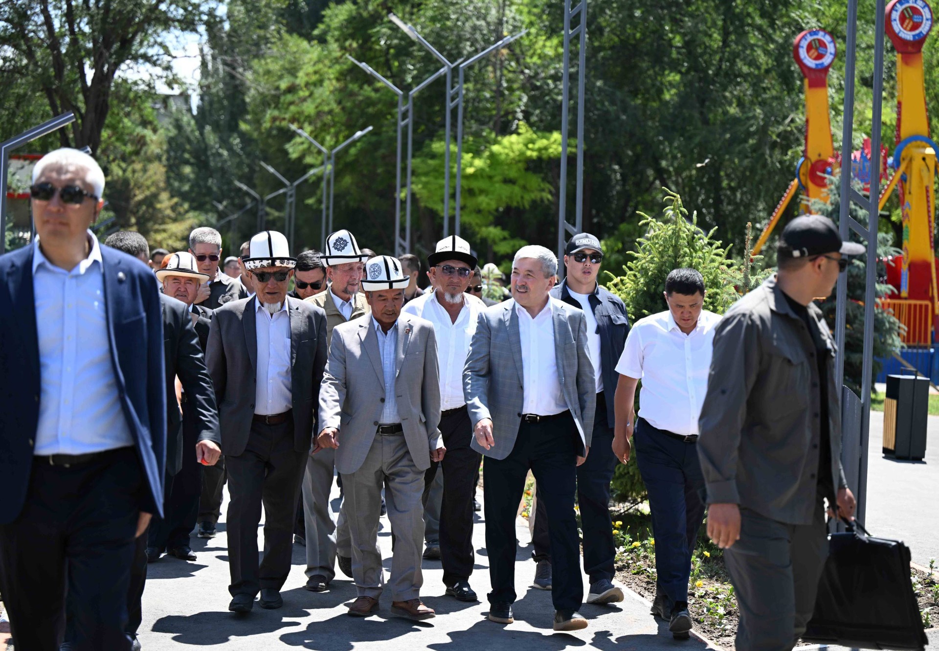 Открытие нового центрального парка в Таласе