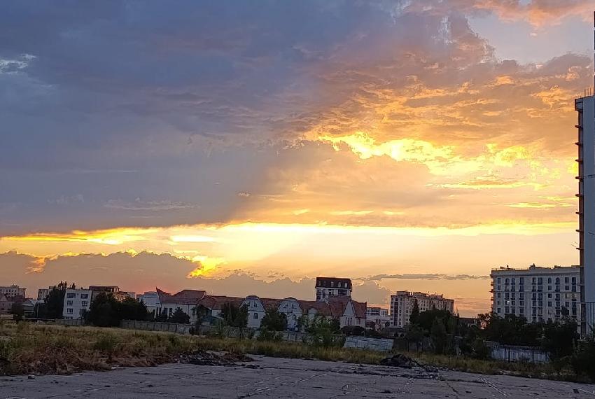Закат в Бишкеке