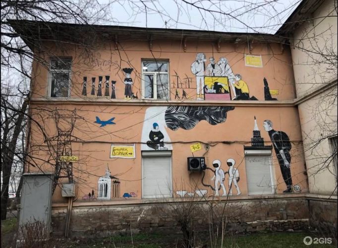 Исчезнувшие муралы Бишкека