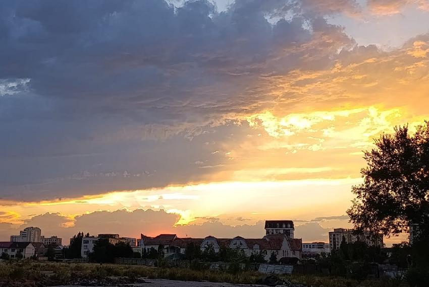 Закат в Бишкеке