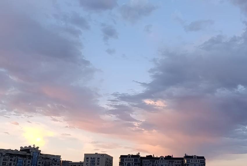 Закат в Бишкеке