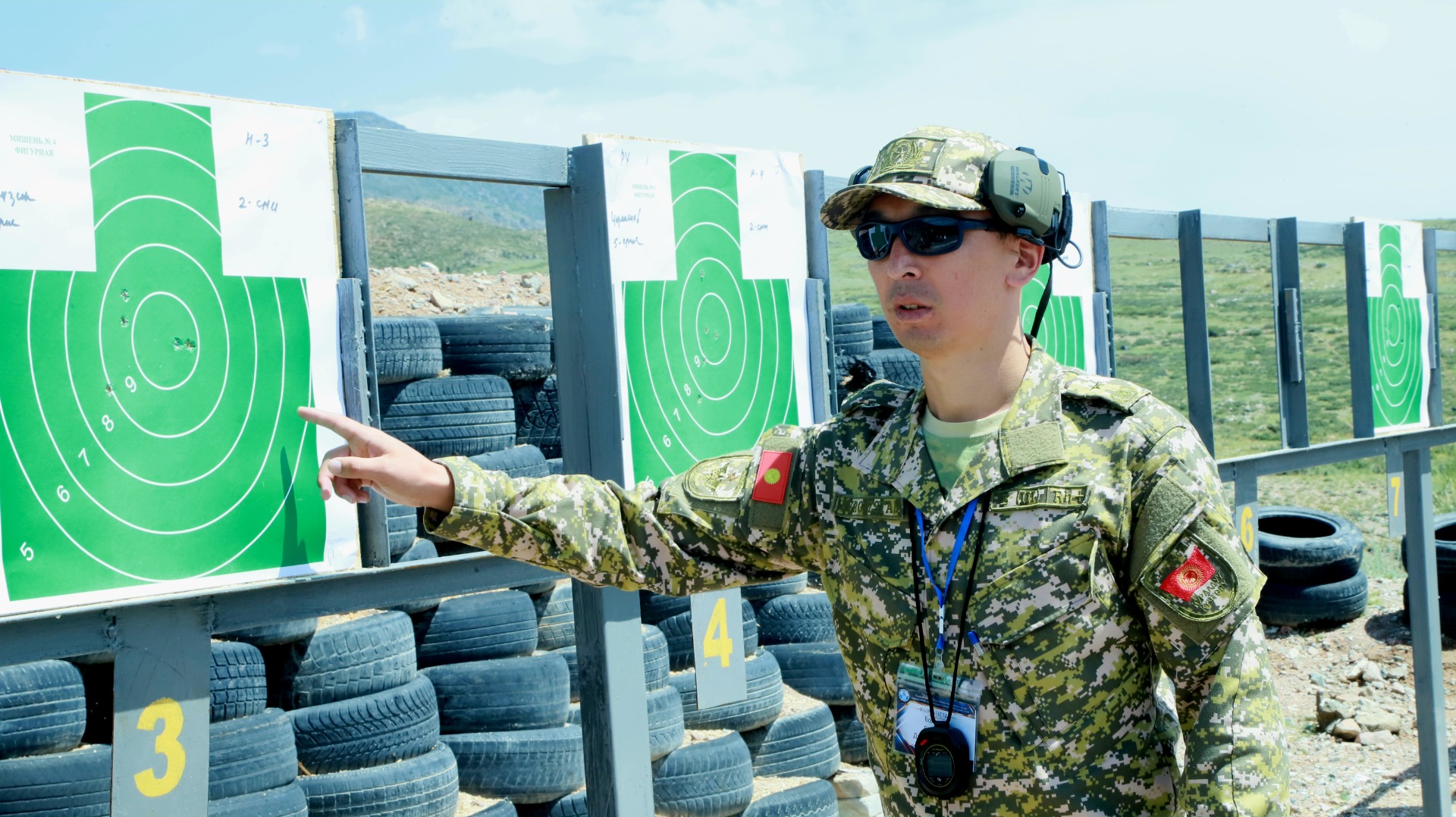 В Кыргызстане проходит чемпионат по стрельбе среди военнослужащих стран СНГ