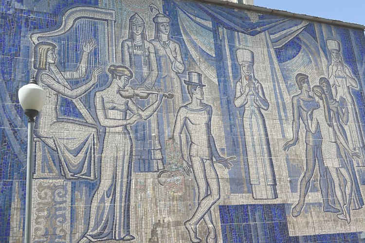 Мозаика «Театр», 1974 год