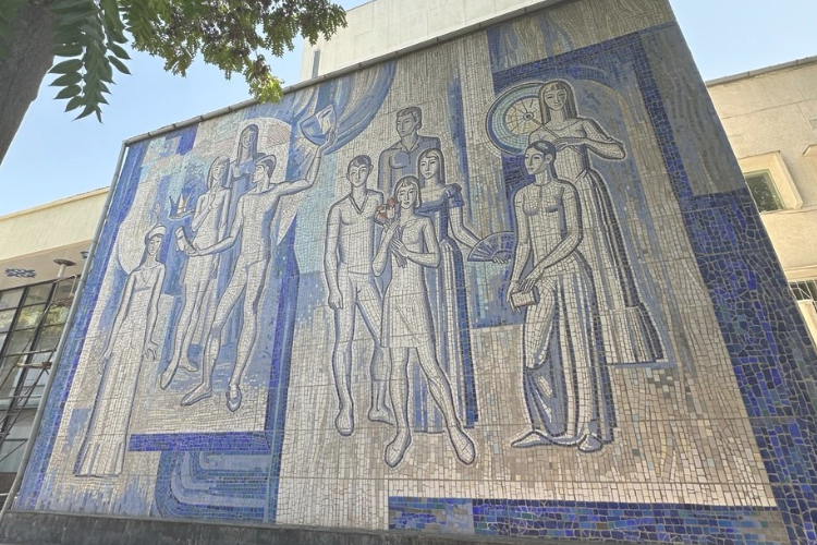 Мозаика «Артистическая молодежь», 1974 год