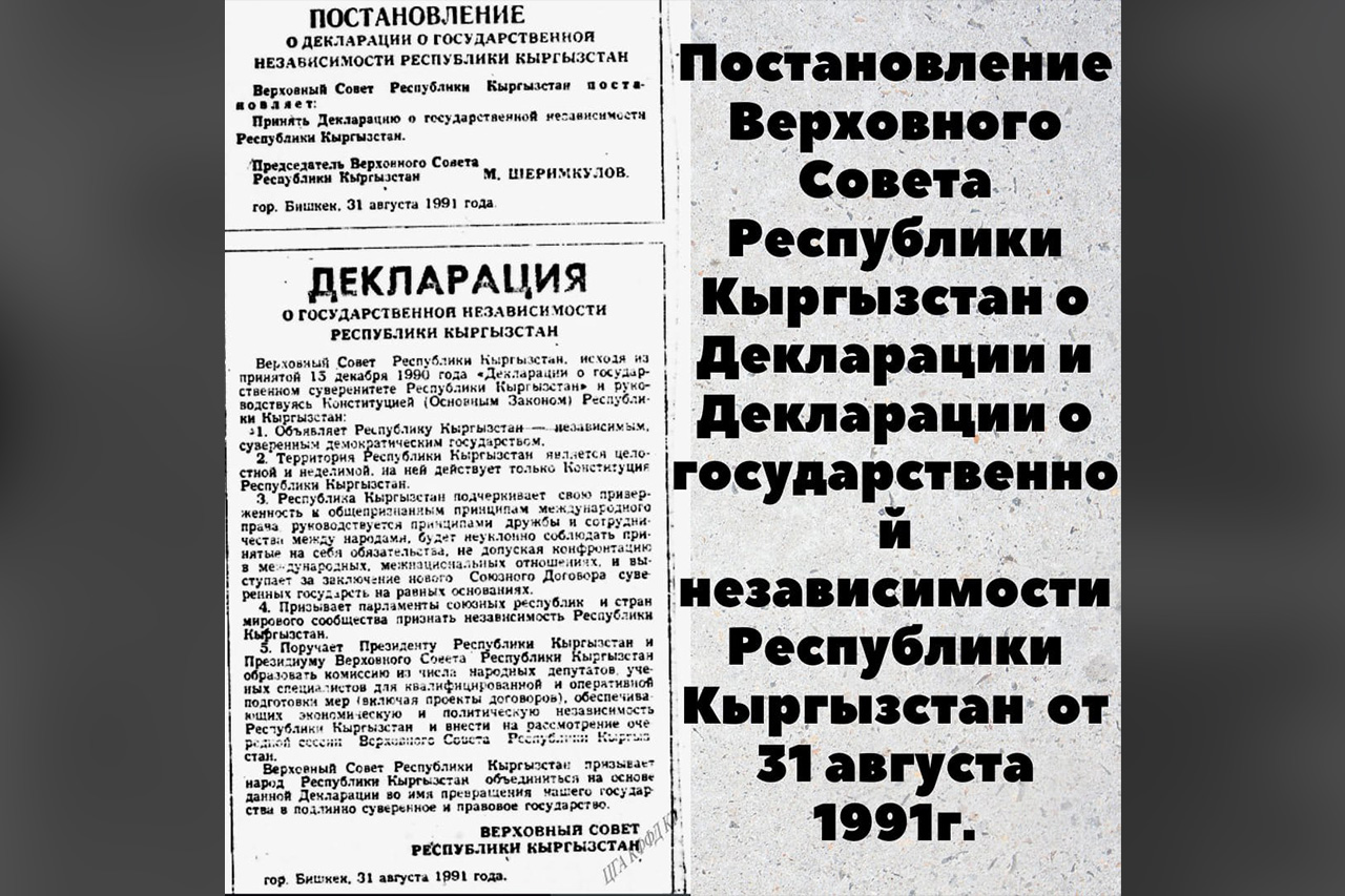 Декларация о независимости КР
