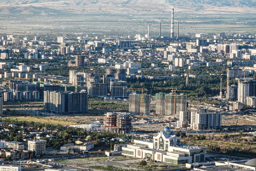 Панорама Бишкека, июль 2026 года
