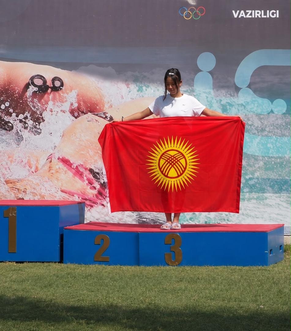 Кыргызстанка Алана Айдаралиева стала бронзовым призером чемпионата Узбекистана по плаванию на открытой воде