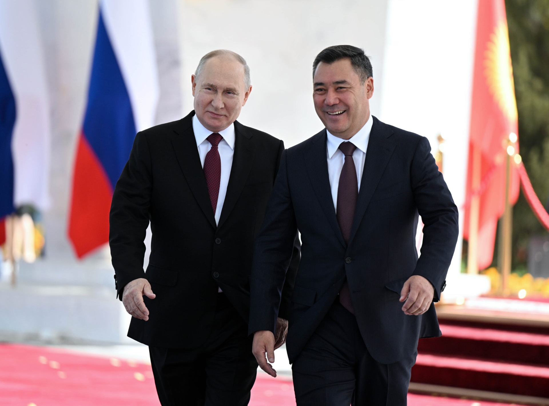 Владимир Путин и Садыр Жапаров
