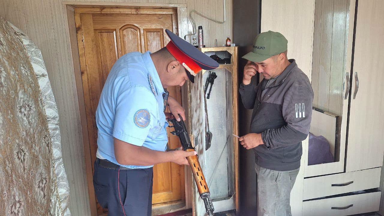 В Нарынском районе провели профилактическое мероприятие «Арсенал»