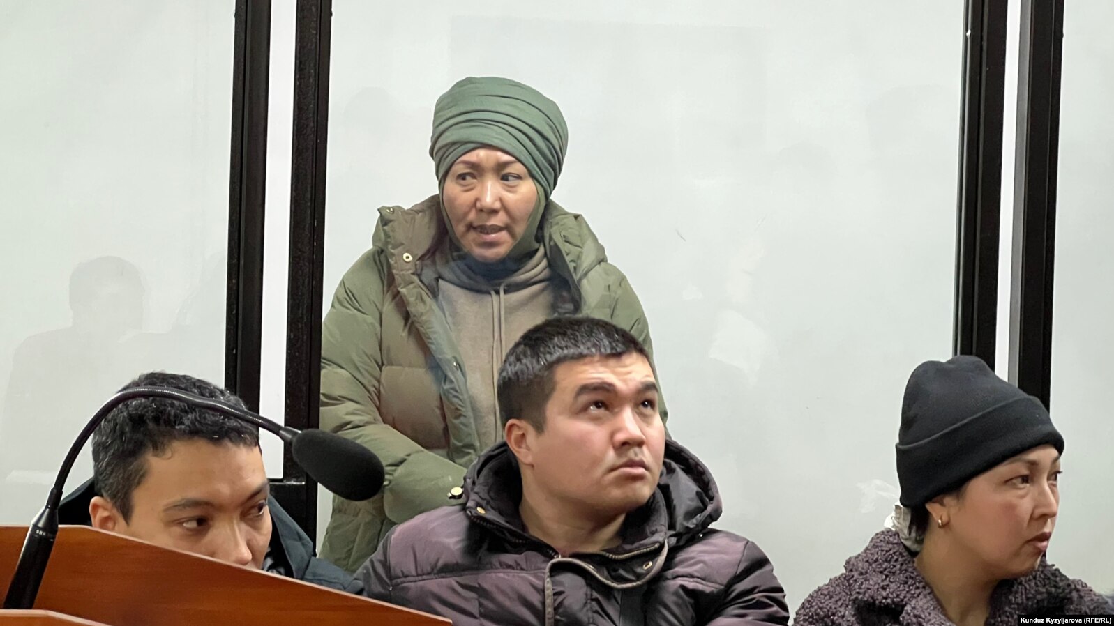 Акинай Бекмурзаева на суде