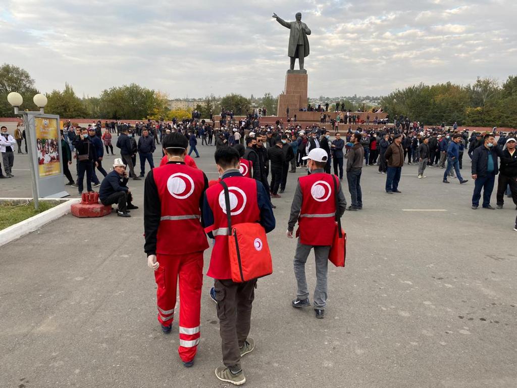 Волонтеры в Кыргызстане