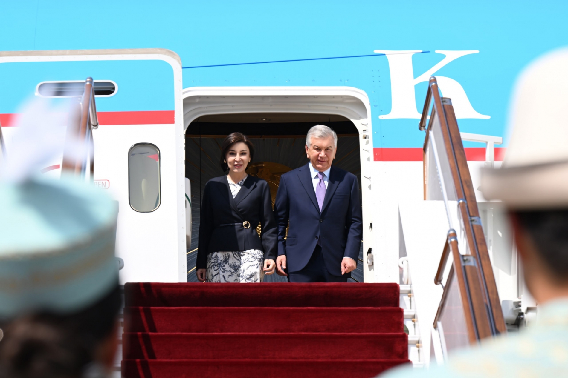 Шавкат Мирзиеев и Зироат Мирзиеева