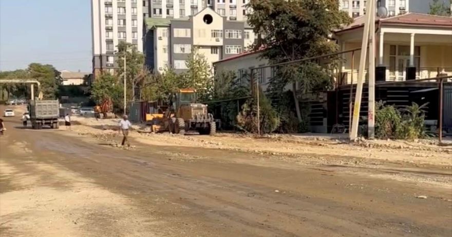 В Оше началась реконструкция улицы Авиценны