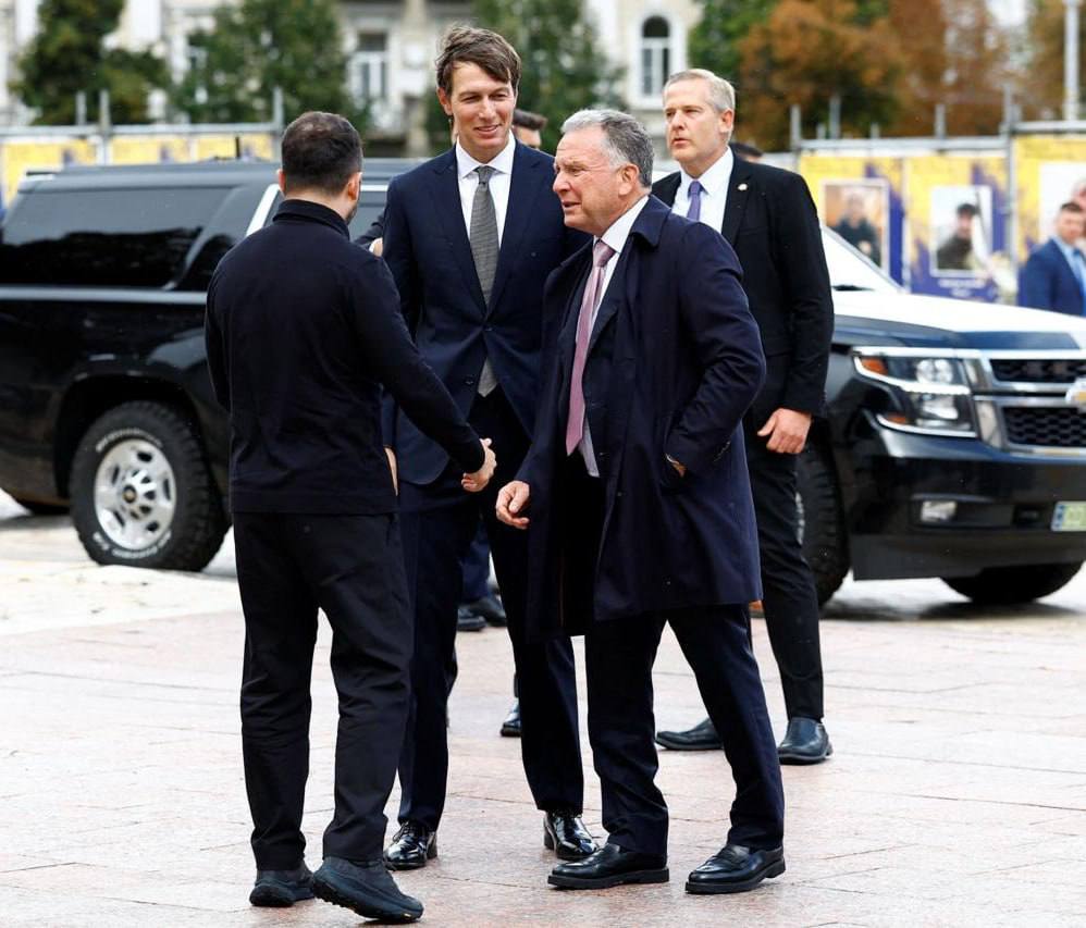 Спецпосланники Дональда Трампа приехали в Киев и встретились с президентом Украины Владимиром Зеленским