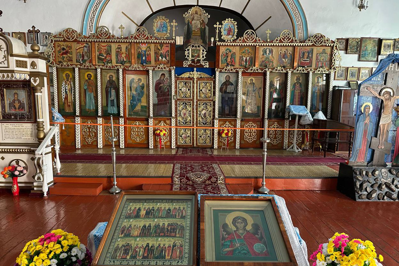 Михайло-Архангельский храм в Оше сегодня