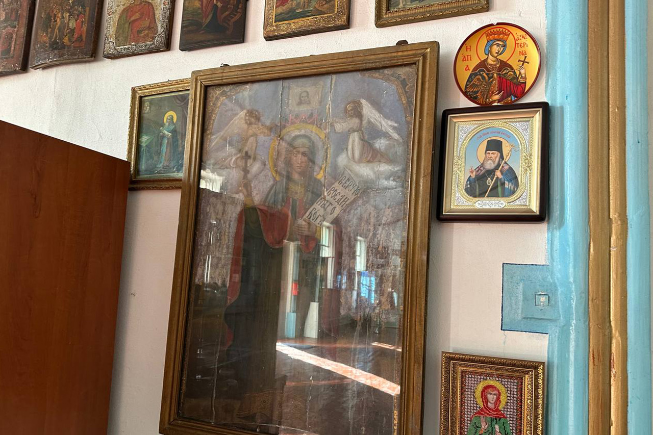 Михайло-Архангельский храм в Оше сегодня