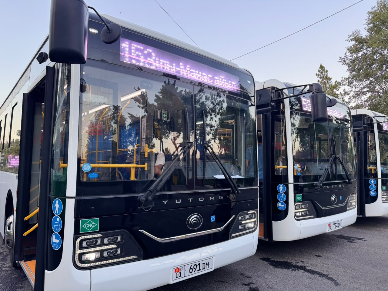 Новые автобусы YUTONG